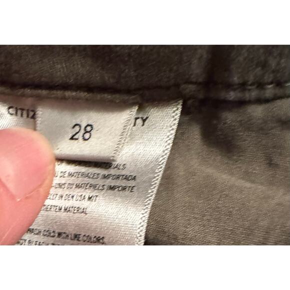 Citizens of Humanity Paloma women’s wide leg Trouser color green - Picture 4 of 7